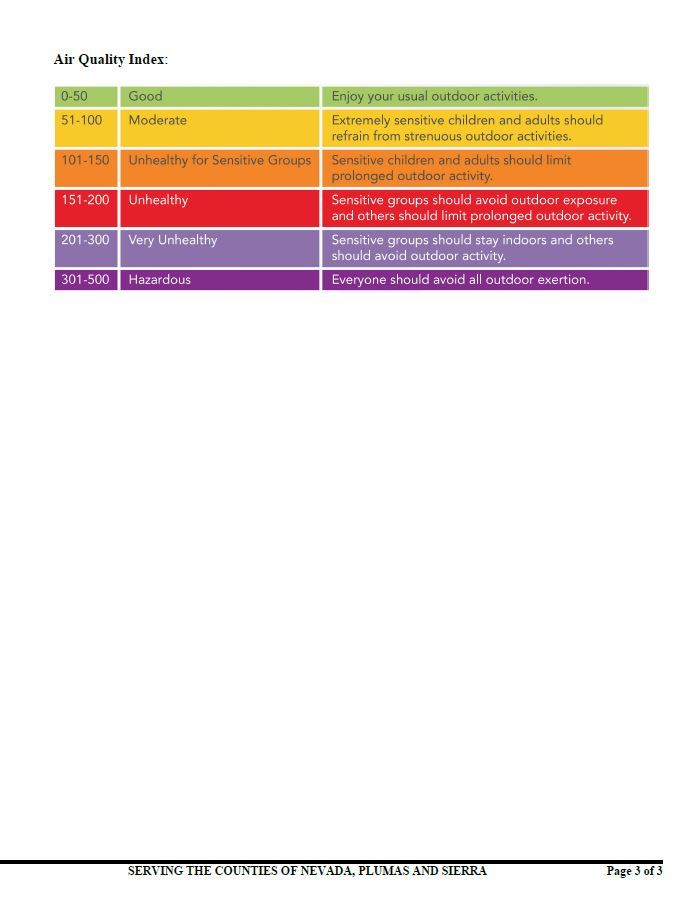 UPDATED 7.24.24 Plumas County Air Quality Health Advisory Gold Complex Fire pg 3