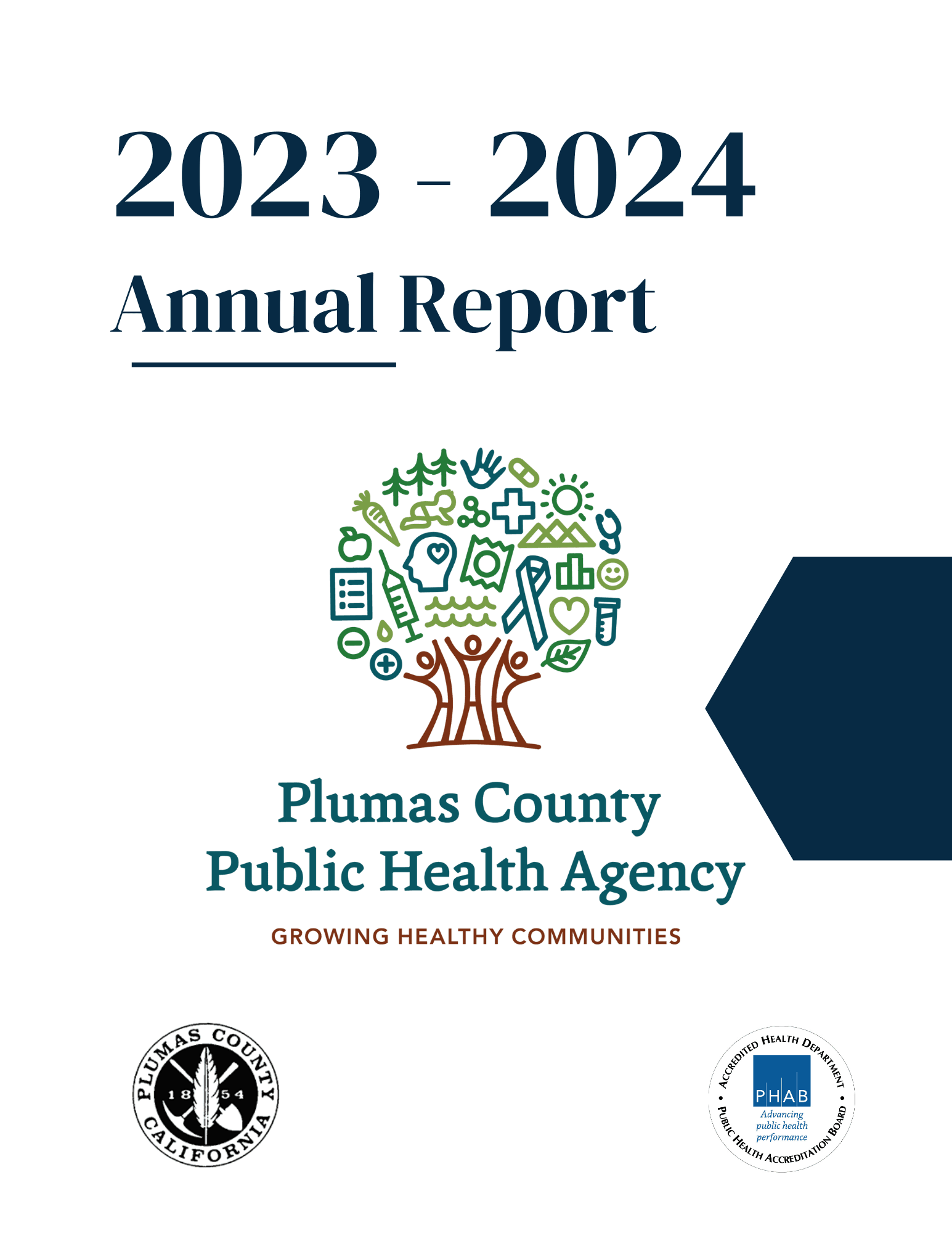 PCPHA annual report cover page image