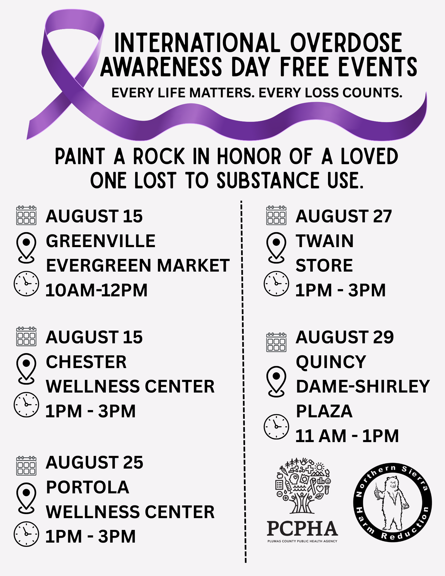 2025 International Overdose Awareness Day