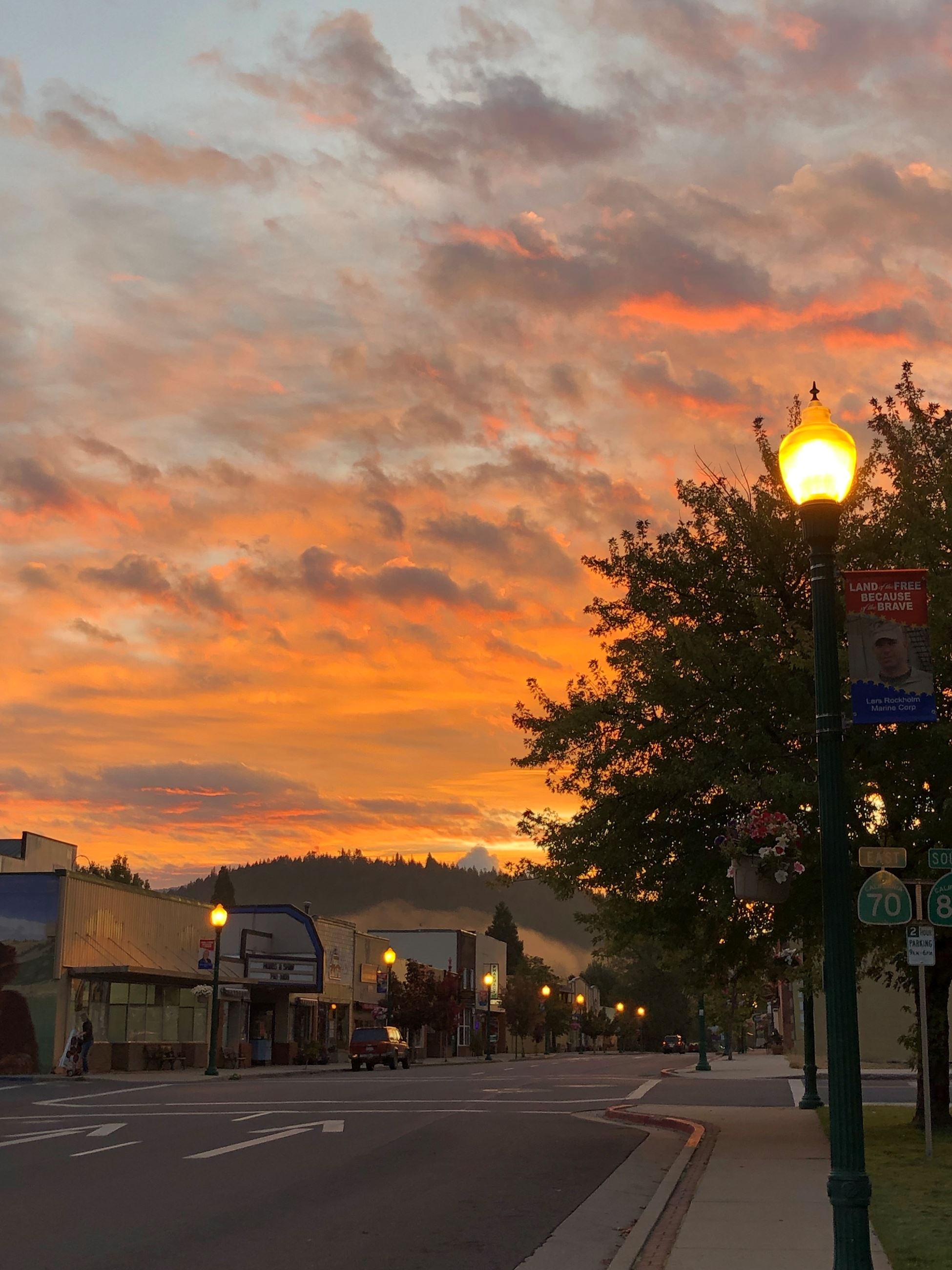 Main Street Sunset