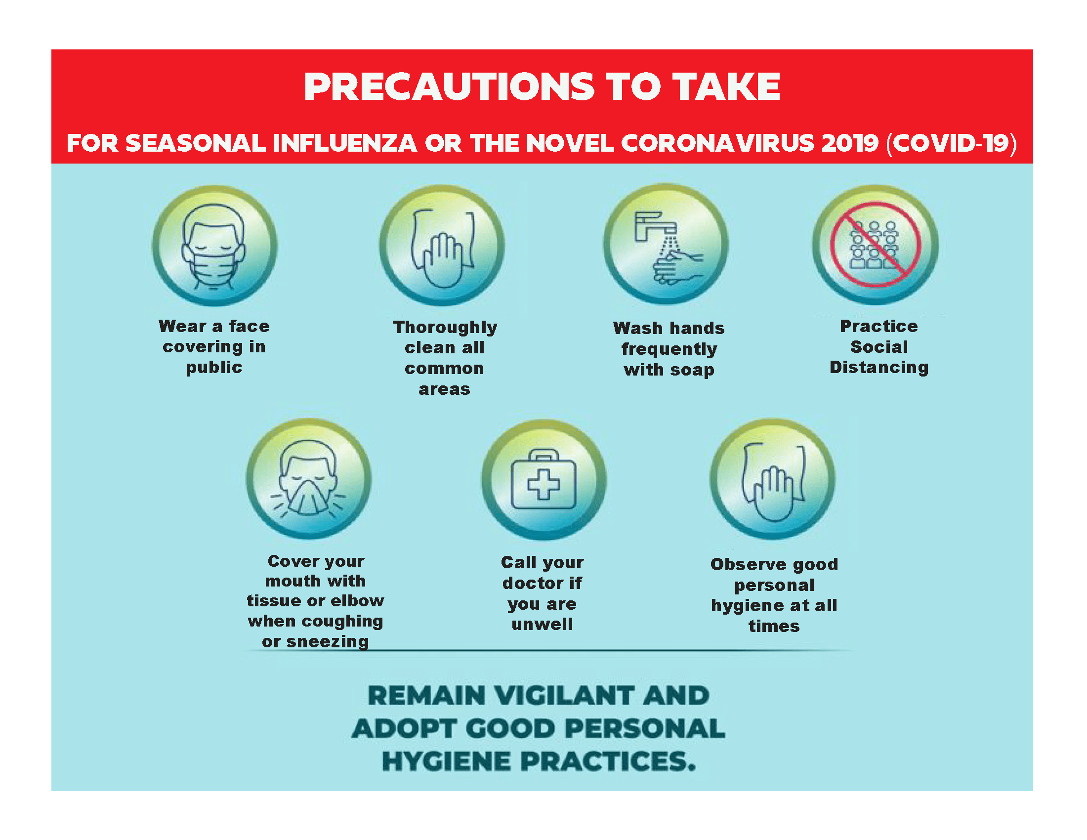 Precautions FlyerUpdate Opens in new window